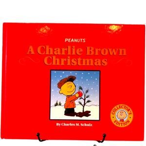 VTG 2001 A Charlie Brown Christmas Book, by Charles M. Schulz, Collector Ed, HC